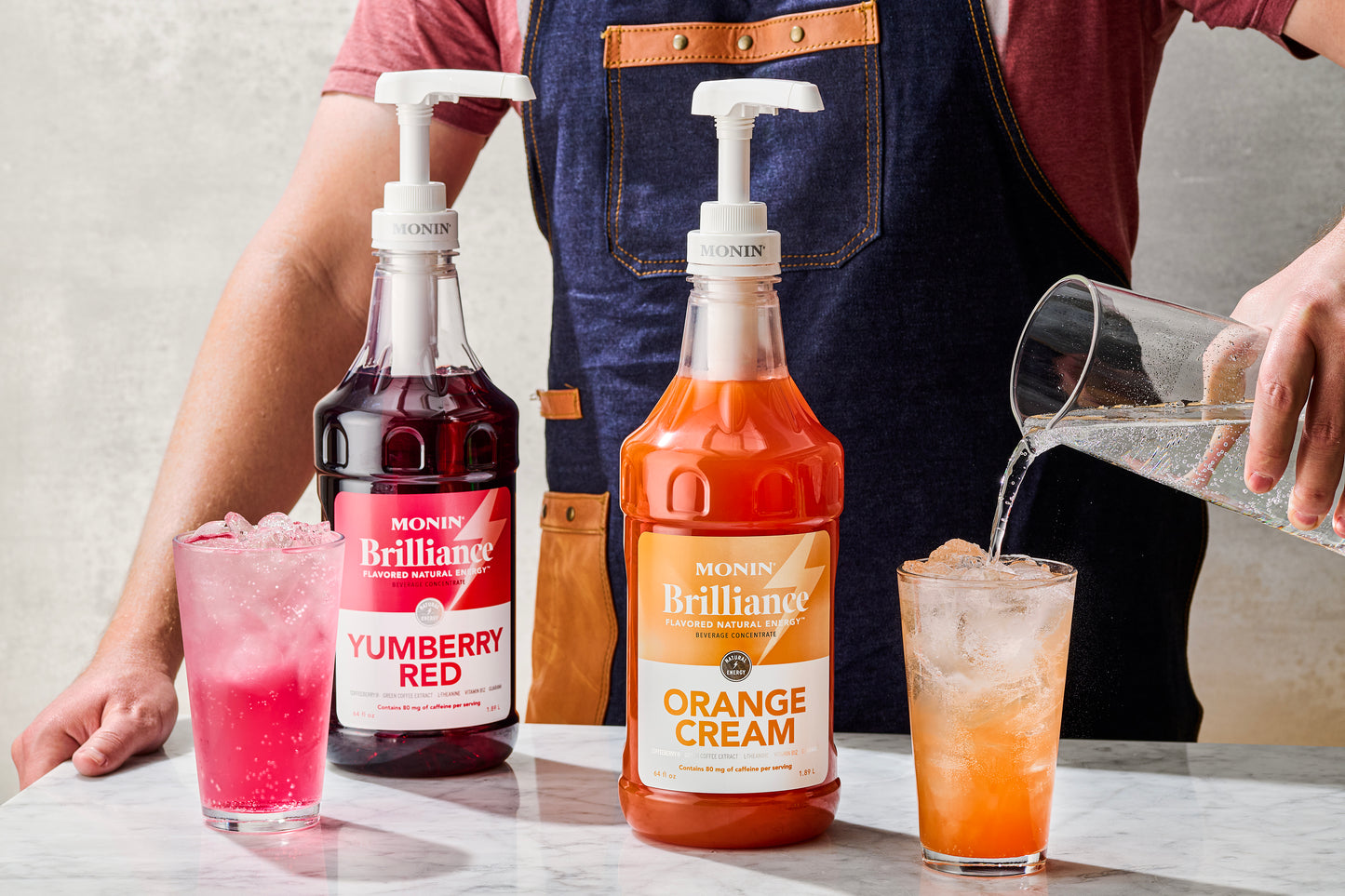 Naranja y Crema Brilliance Natural Energy Monin