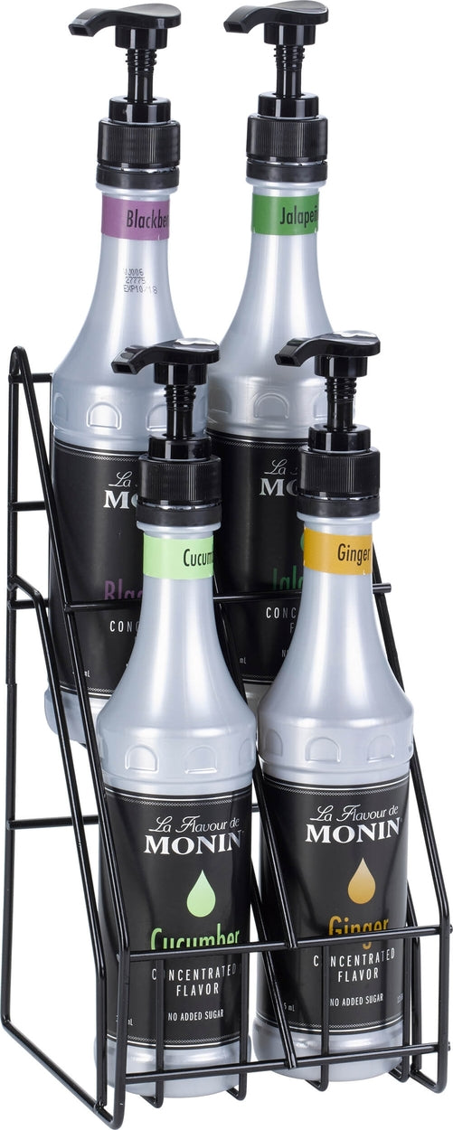 Estante para 4 botellas de saborizante concentrado
