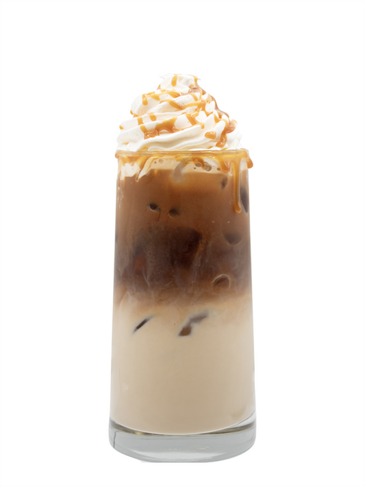 Latte Helado de Caramelo y Mantequilla Morena