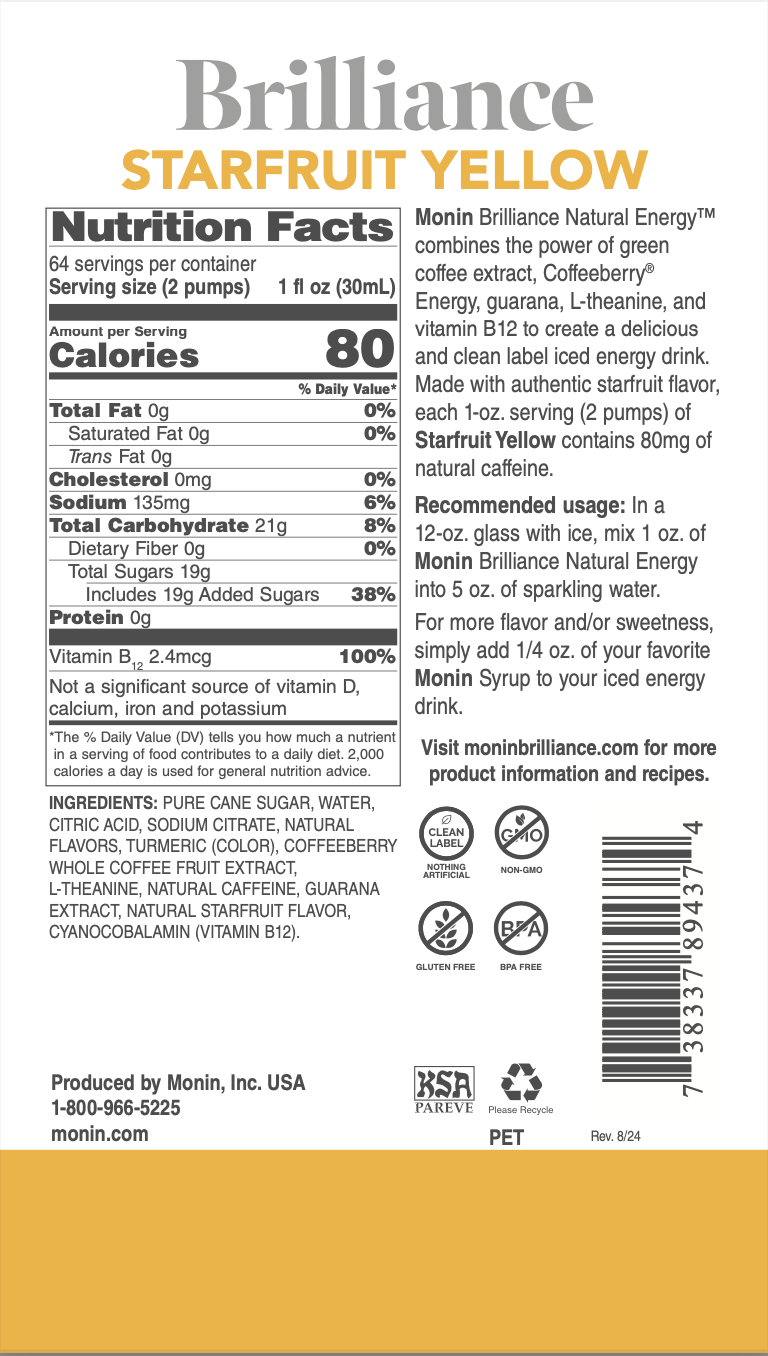 Starfruit Amarillo Brilliance Natural Energy