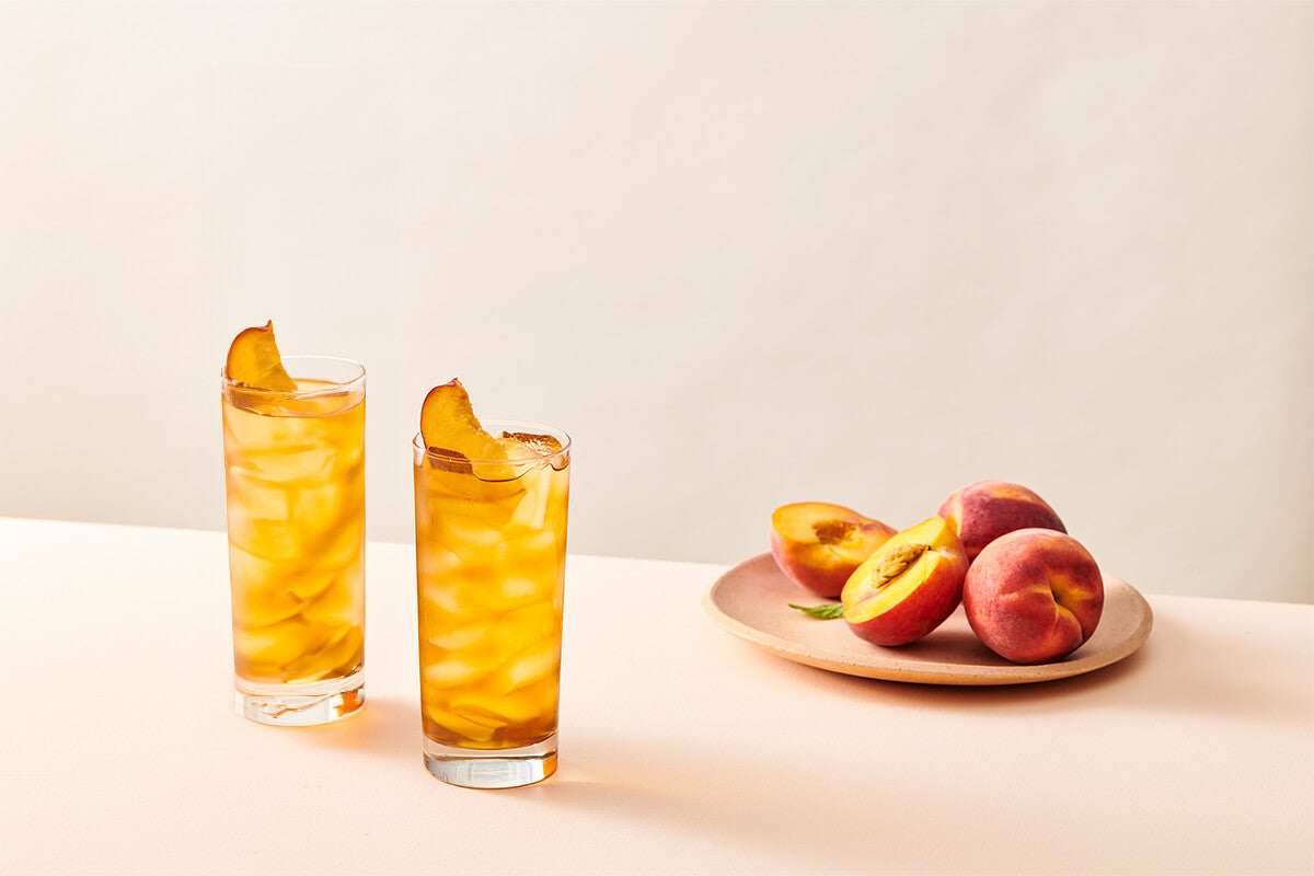 Making the Perfect Peach Iced Tea