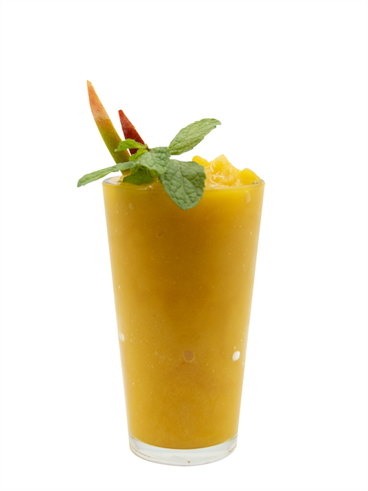 batido de mango y durazno