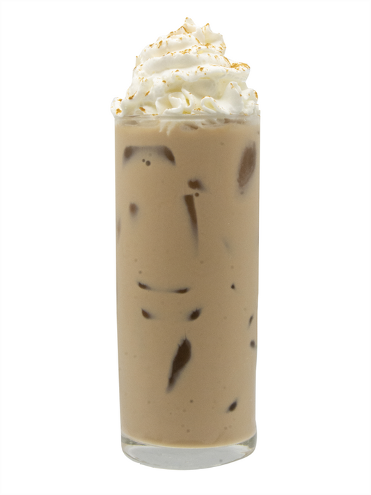 latte helado de cerveza fría de calabaza de arce