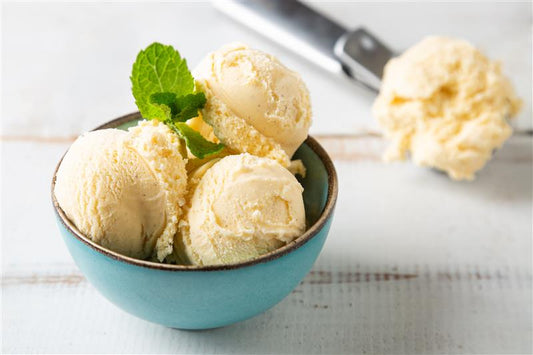 Orange Bourbon Ice Cream