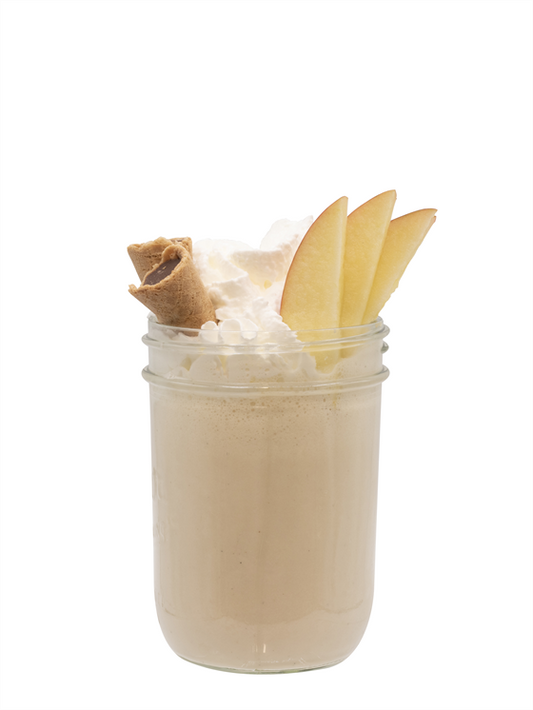 batido de manzanas y avena