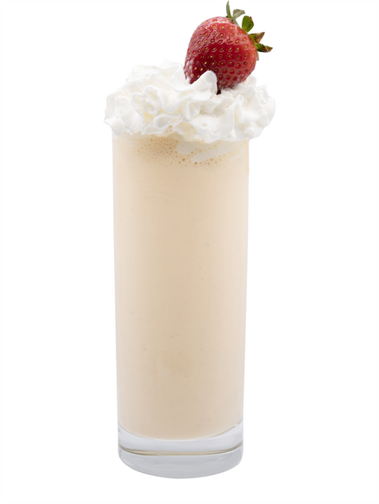 Batido de Chocolate Blanco con Fresa