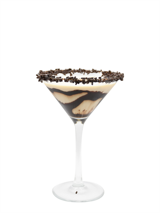 Mocktini de pastel de chocolate