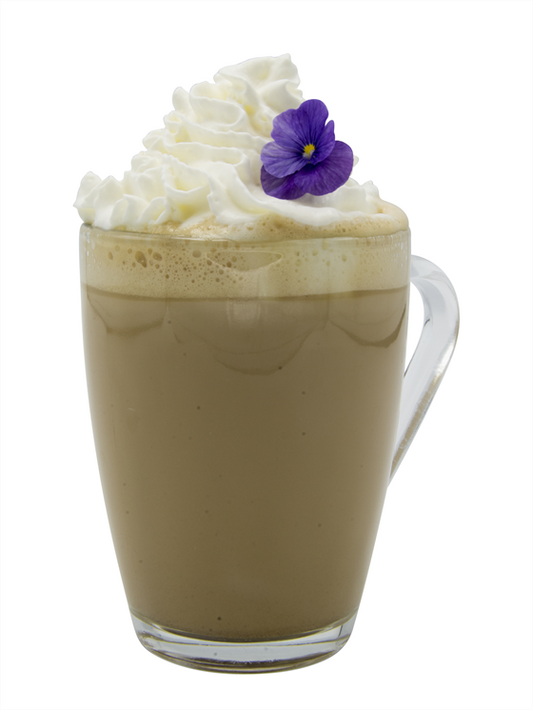 Mocha blanco con lavanda