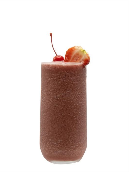 batido de fresa y cereza