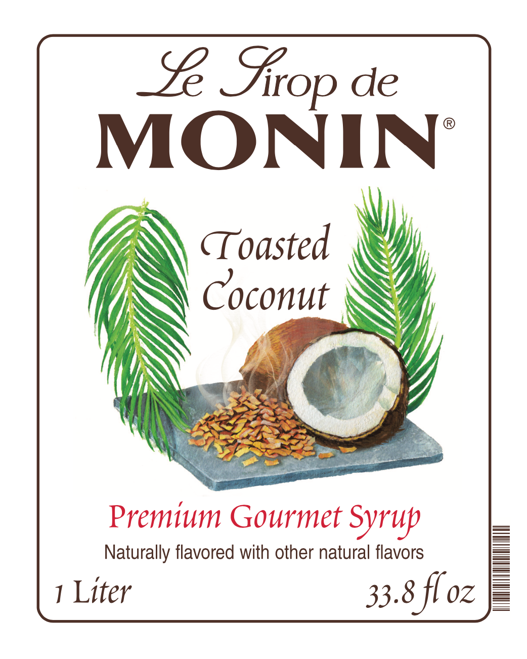 Saborizante de Coco Tostado Monin