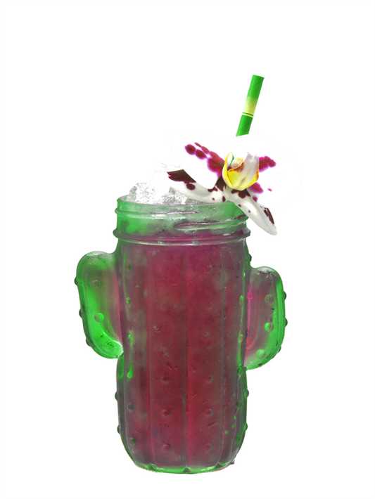 jugo de cactus morado