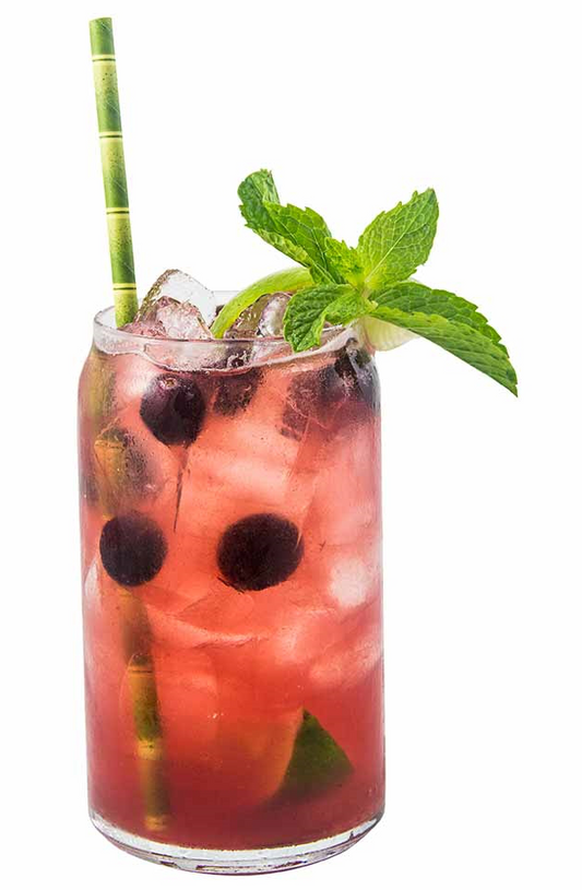 Mojito de arándano y manzana