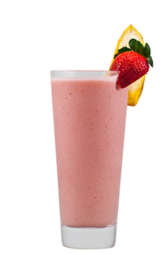 Smoothie de fresa y yogurt de plátano