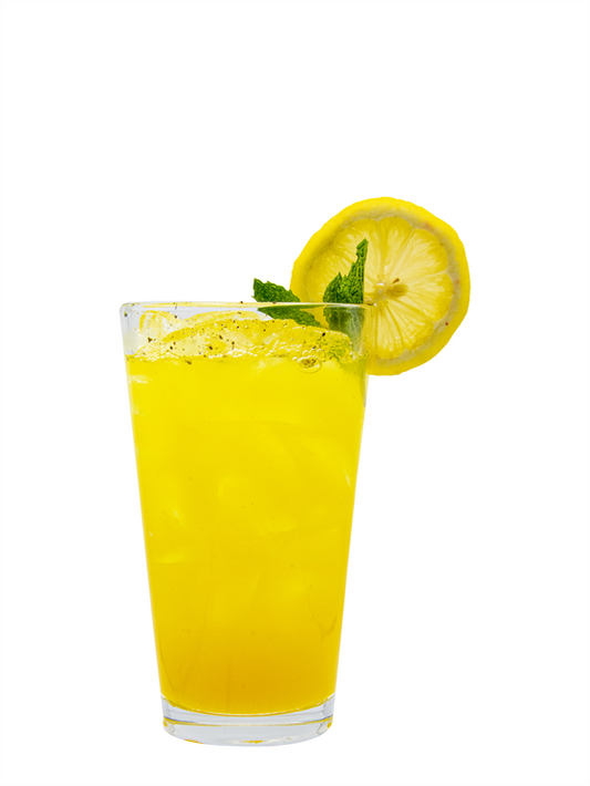 limonada de cúrcuma dorada