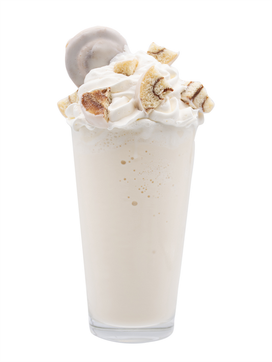 Batido de Mantequilla Morena y Rollo de Canela