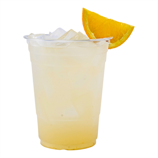 Soda de naranja cristalizada