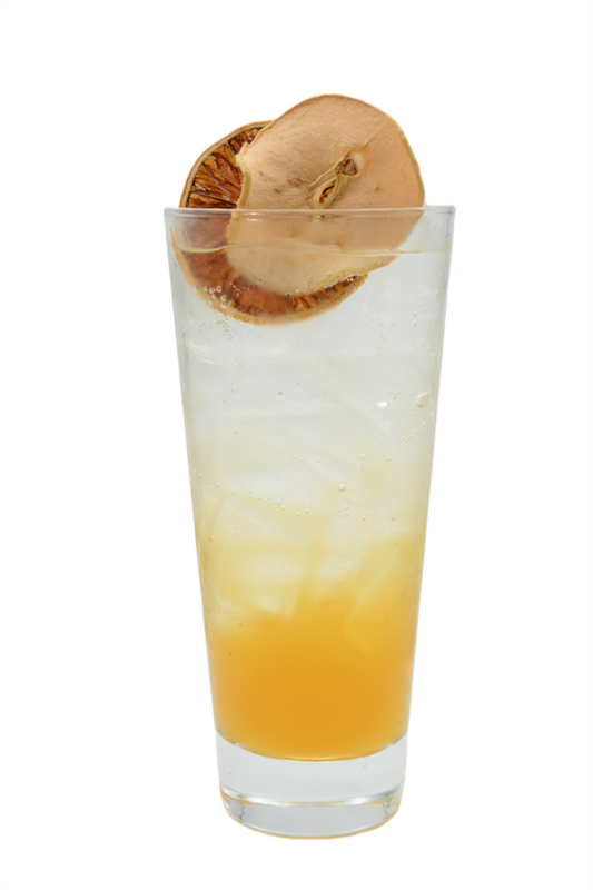Soda de Pastel de Calabaza con Manzana