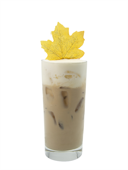 Café Frío Otoñal con Proteína de Caramelo