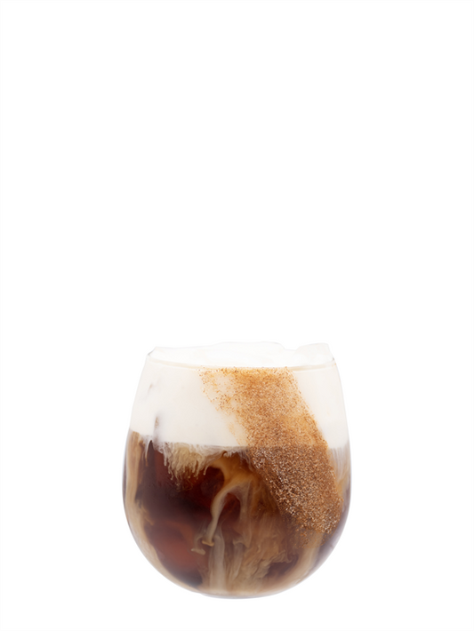 Café Frío Chai con Espuma de Mantequilla de Maní