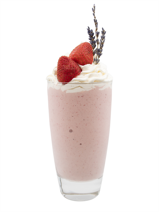 Batido de Fresa y Lavanda