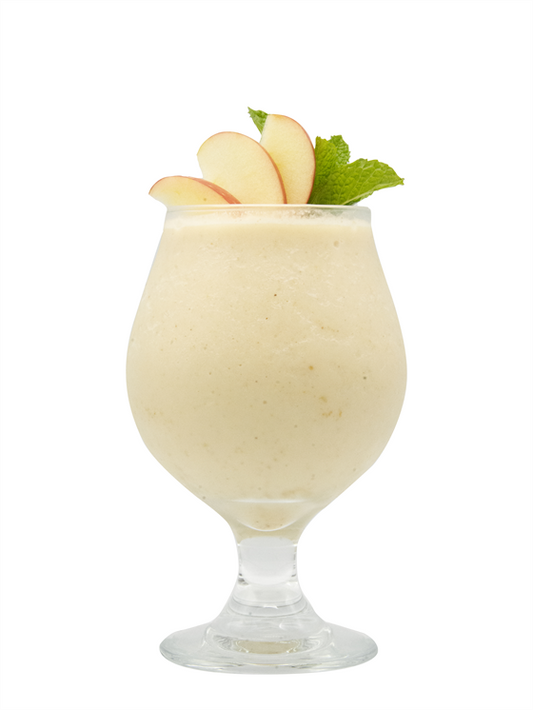 batido de avena y manzana