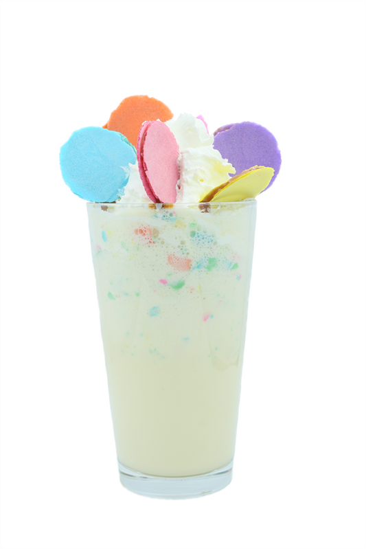 batido de oblea arcoiris