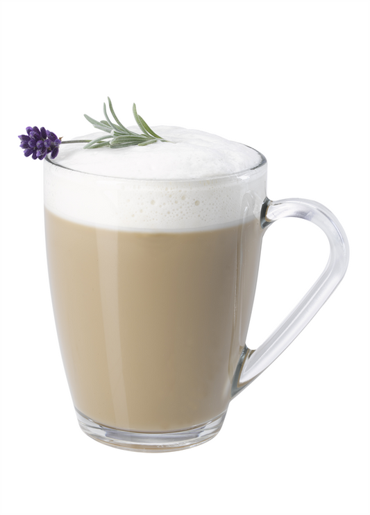 latte de lavanda y vainilla