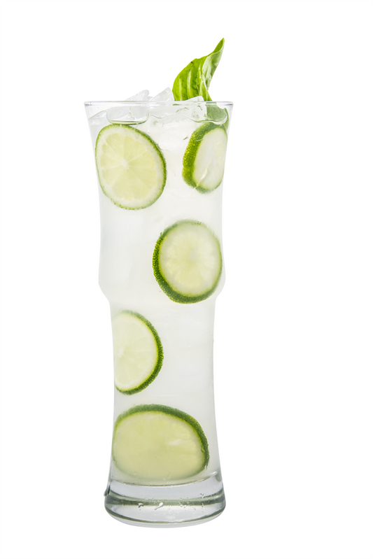 Cooler de pepino y albahaca