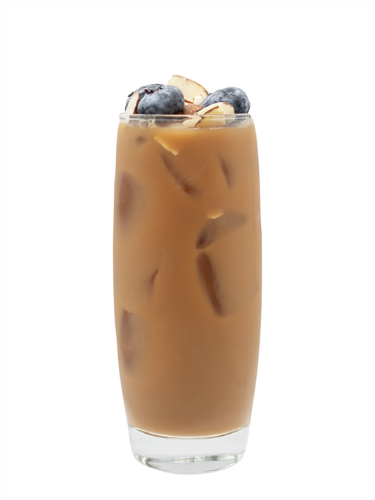 Café Frío Cremoso de Almendra y Mora