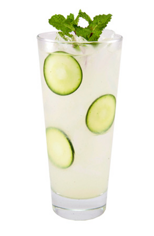 Limonada de pepino y menta