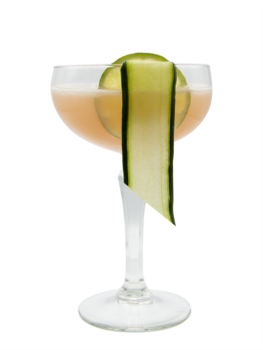 pepino gimlet mocktail