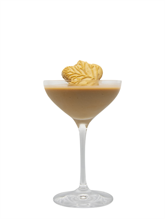 martini de cerveza fría de calabaza de arce