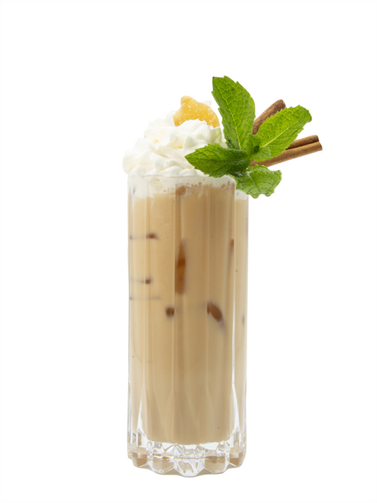 Latte Helado con Jengibre y Canela