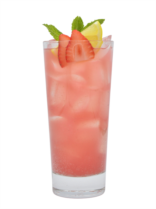 limonada de fresa y jengibre