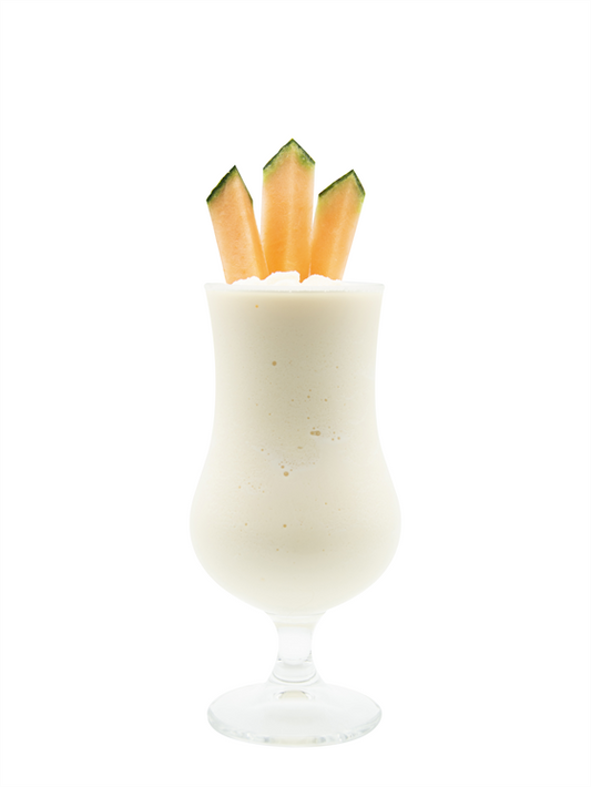 Batido de verano de melón y coco