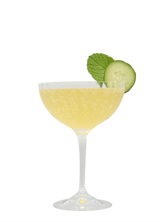 daiquiri de pepino espumoso