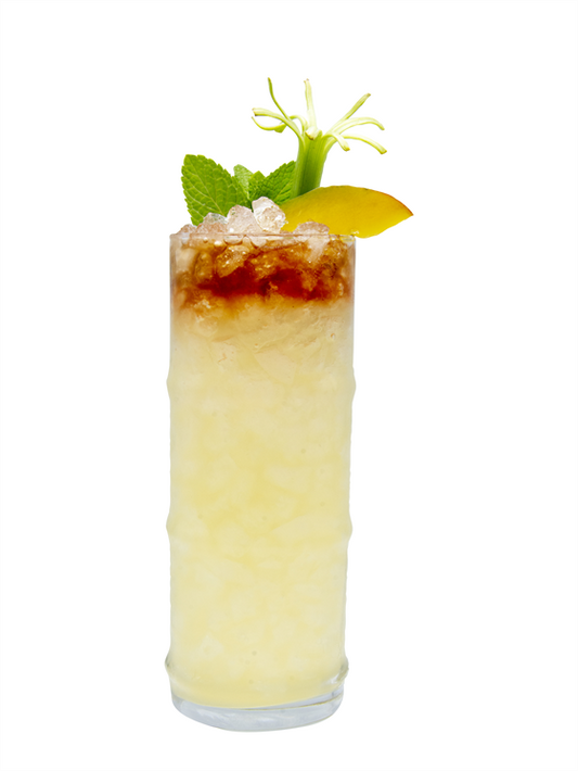 swizzle de mango al ron