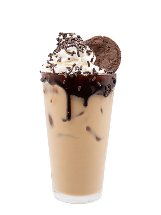 Latte moka brownie