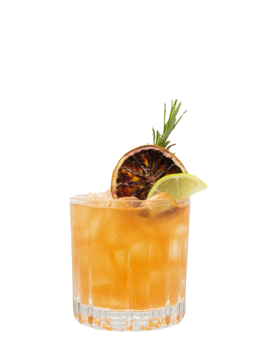 Mocktail de arce y naranja sanguina