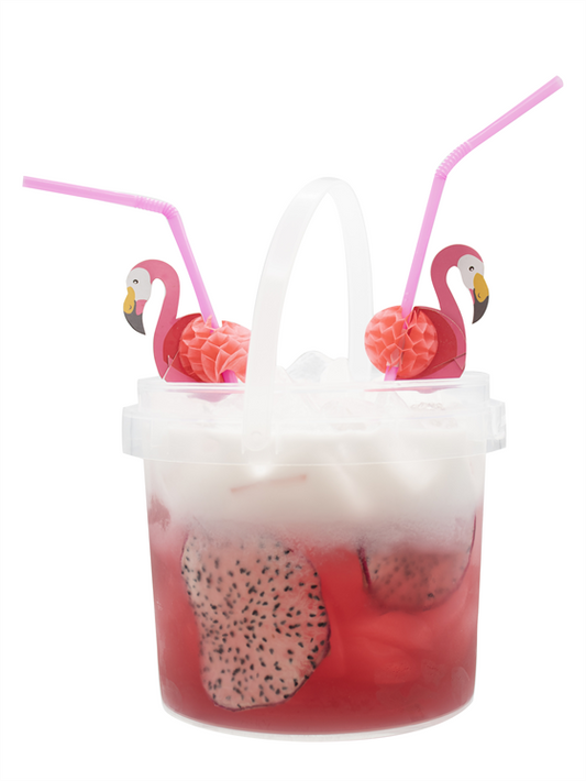 Cubeta de Refresher Flamingo Rosa