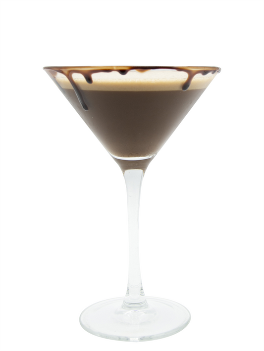 martini expreso con chocolate amargo