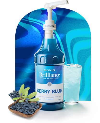 Berry Azul Brilliance Natural Energy Monin