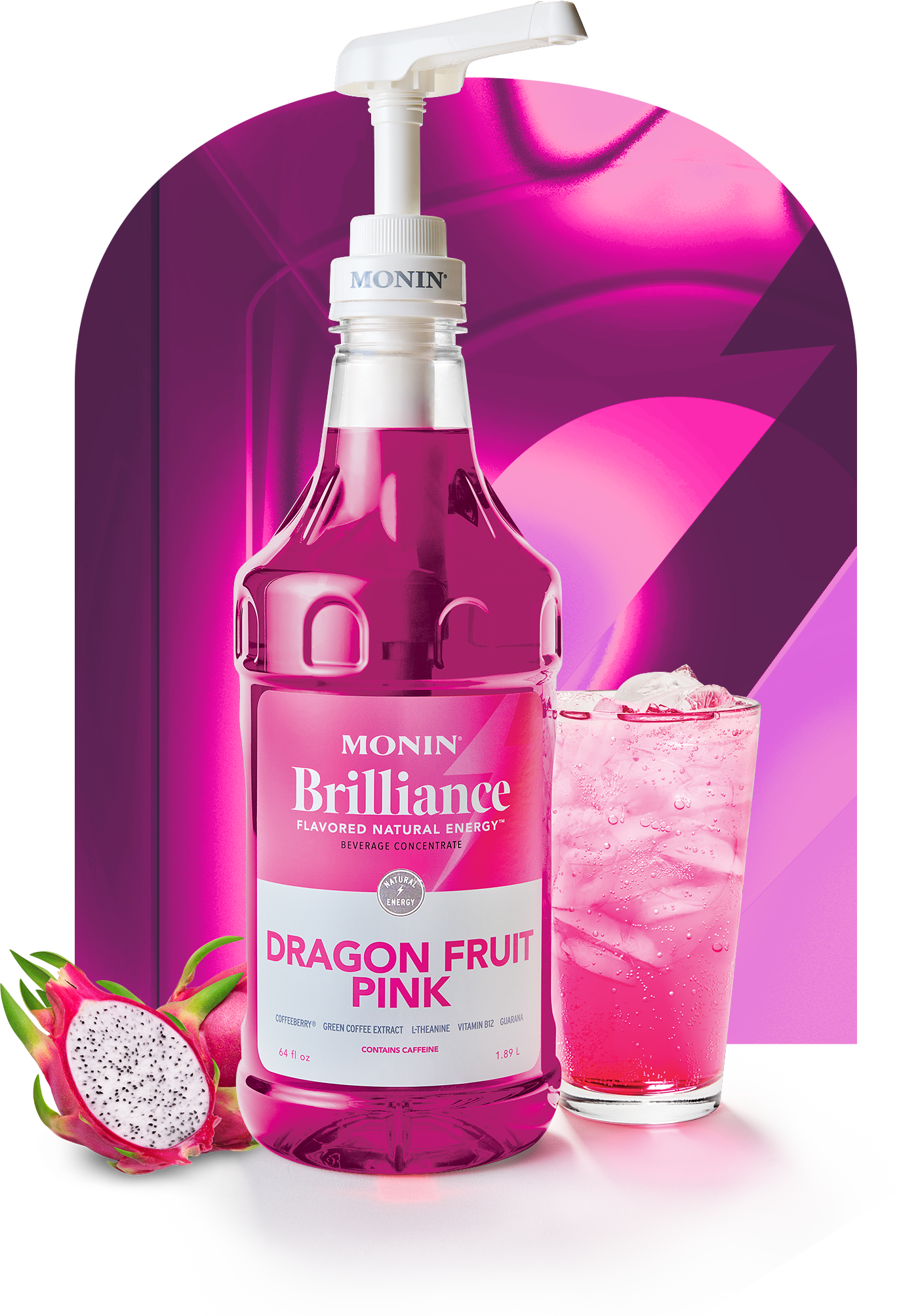 Dragon Fruit Rosa Brilliance Natural Energy