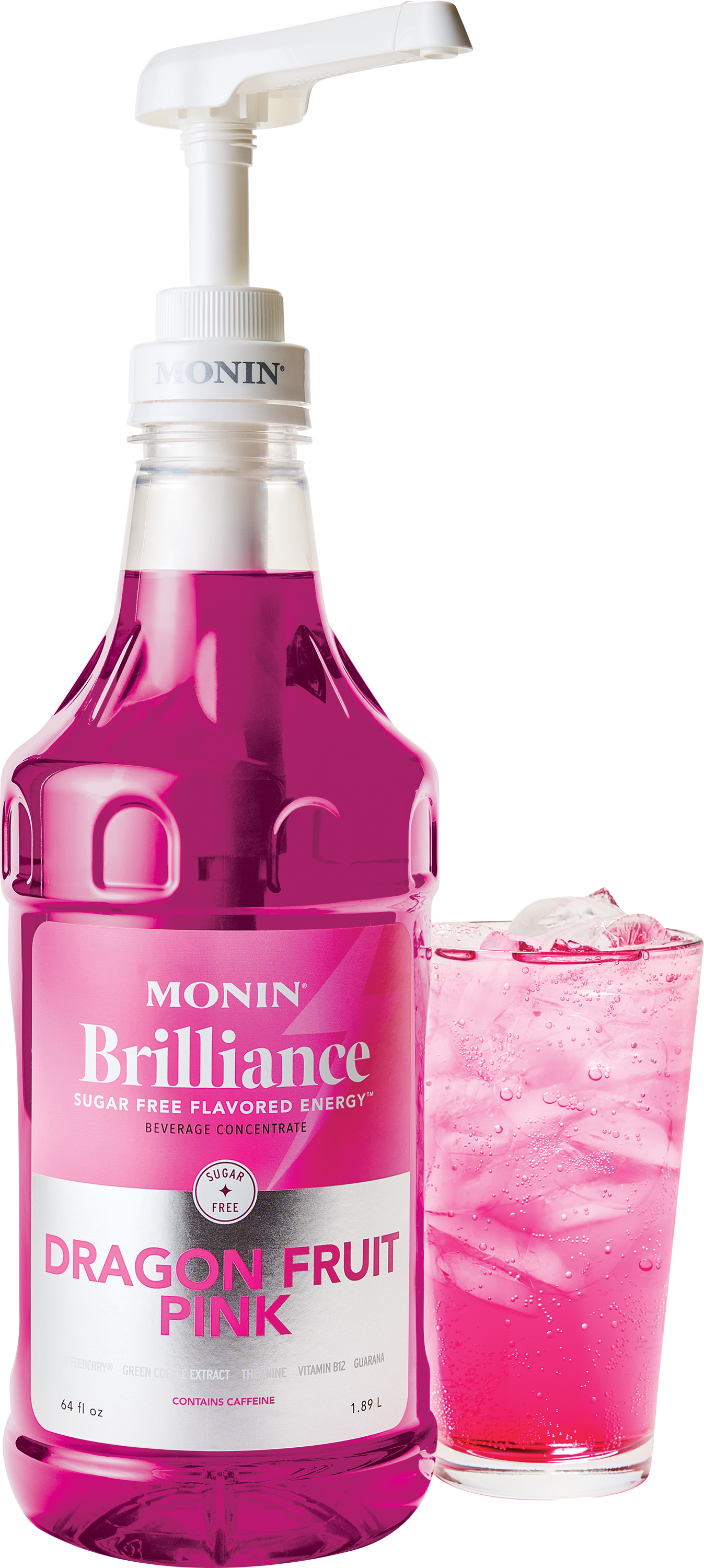 Dragon Fruit Rosa Brilliance Energy Sin Azúcar Monin