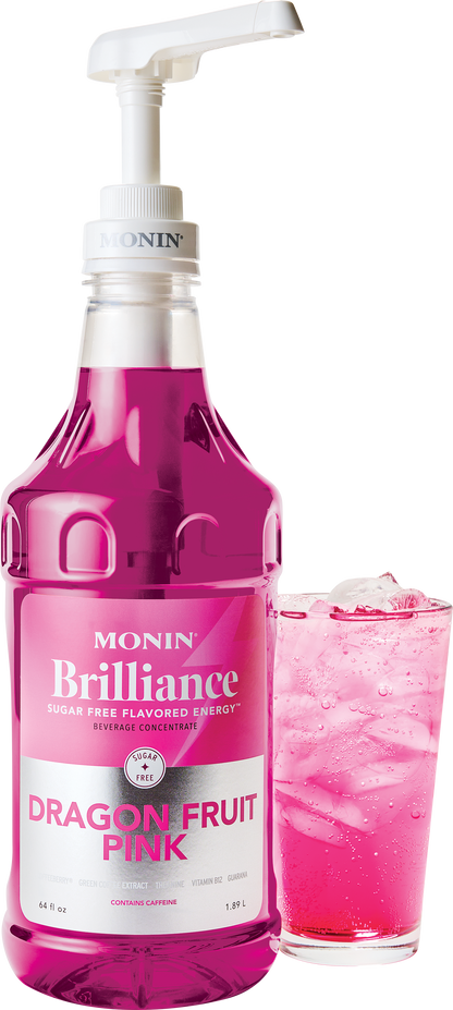 Dragon Fruit Rosa Brilliance Energy Sin Azúcar Monin