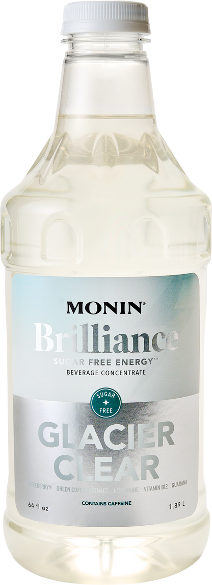 Glaciar Claro Brilliance Energy Sin Azúcar Monin