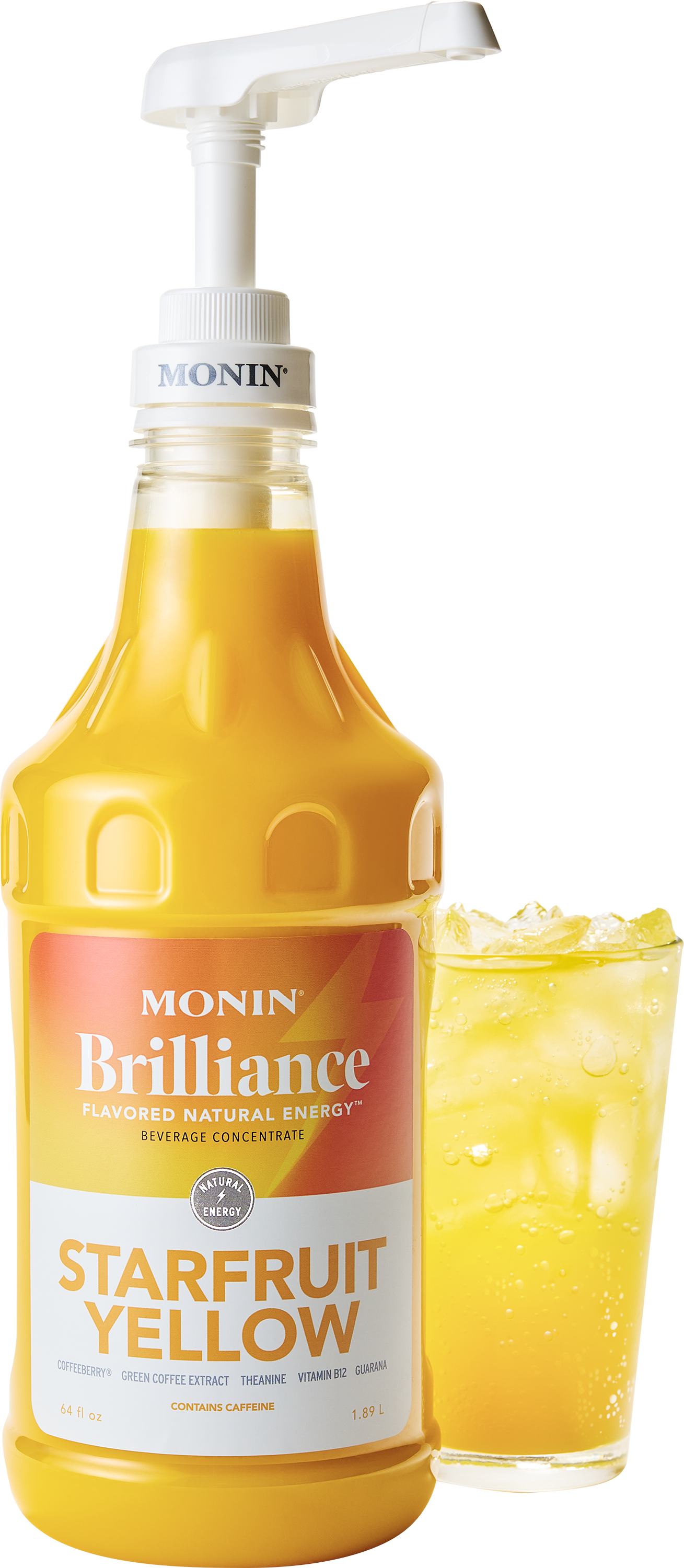 Starfruit Amarillo Brilliance Natural Energy Monin