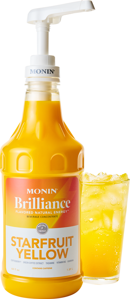 Starfruit Amarillo Brilliance Natural Energy Monin