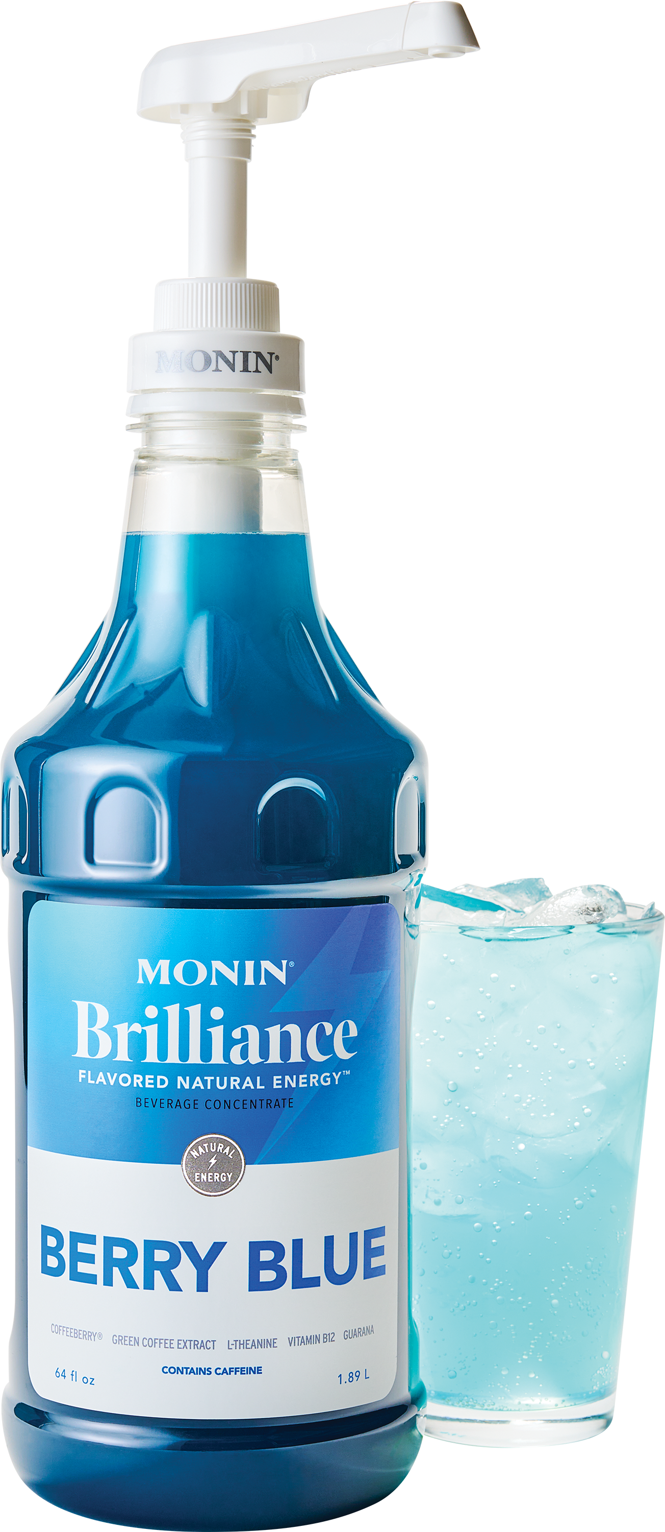Berry Azul Brilliance Natural Energy Monin