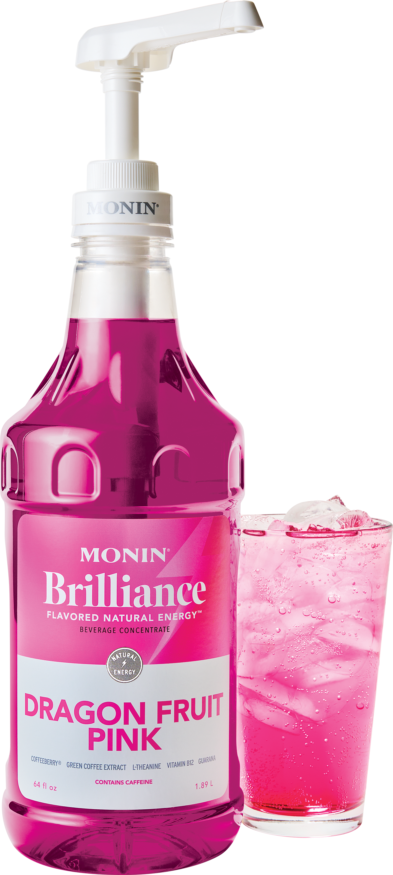 Dragon Fruit Rosa Brilliance Natural Energy Monin